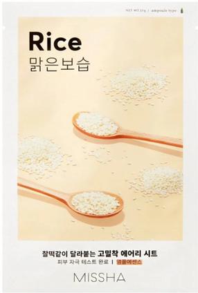 Маска для лица, одноразовый Missha Airy Fit Rice, 19 г