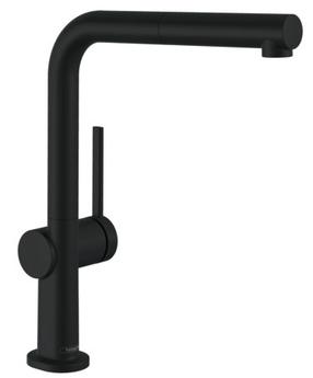 Кухонный смеситель Hansgrohe Talis M54 72808670, черный цв.