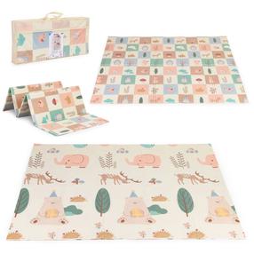Коврик для игр Double Sided Foldable, 200 см x 180 см, многоцветный