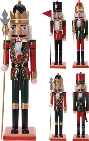 Kalėdinė dekoracija Nutcracker AAE020940, 50 cm, (spalva/dizainas parenkami atsitiktine tvarka)