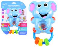 Barškutis DigO Animal Rattle Elephant, mėlyna sp.
