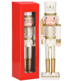 Kalėdinė dekoracija, "Spragtukas" Springos Nutcracker CA0816, 38 cm, aukso sp.