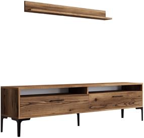 Sekcija Kalune Design Istanbul 845HCT3098, riešuto sp., 35 cm x 180 cm x 47 cm