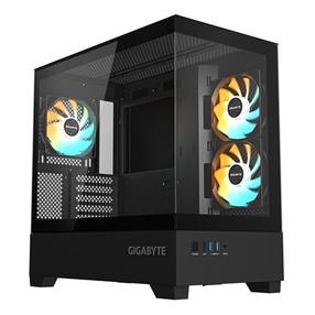 Arvuti korpus Gigabyte C201 Panoramic, must v.