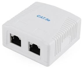 Аксессуары для сетевых продуктов Gembird CAT5E, 60 x 60 мм, белый цв.