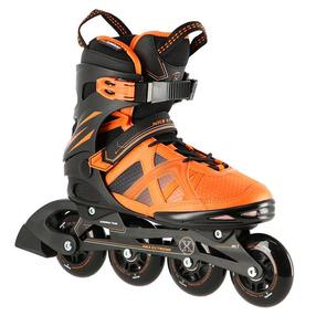 Роликовые коньки Nils Extreme NA14112, черный цв./oранжевый цв., 41