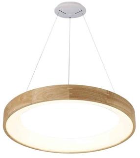Lampa karināms AZzardo Silvam AZ3344, LED, 3000 °K, 1 x 30 W, brūna krās./balta krās. / brūna krās.