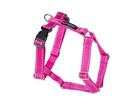 Petnešos šunims Amiplay Guard Reflective, rožinė sp., 650 - 950 mm x 25 mm, XL