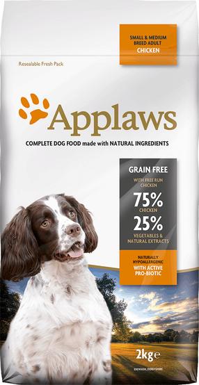 Sausā suņu barība Applaws Adult Small Medium Breed, vistas gaļa, 15 kg
