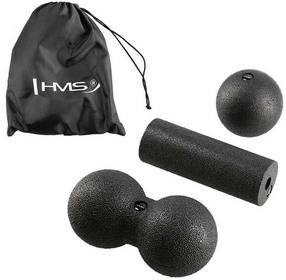 Masāžas instrumentu komplekts HMS Massage Set FSBM07, melna krās., 8 cm