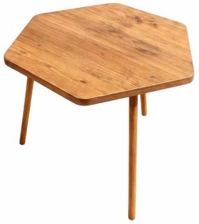 Kavos staliukas Kalune Design Peka 146, pine, 60 cm x 60 cm x 52 cm