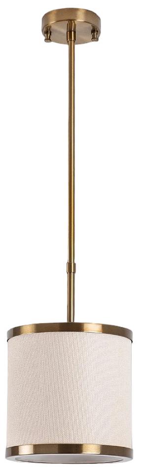 Lampa karināms Opviq Way 942FLG1364, E27, 1 x 40 W, zelta krās./bēša krās. / zelta krās.