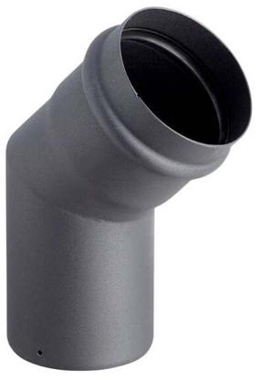 Torupõlv ümmarguse avaga korstnatele Darco WC-KS080, 80 mm, 45 °