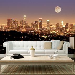 Fototapetas Artgeist The Moon Over The City Of Angels, 270 cm x 270 cm