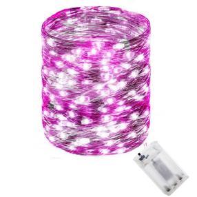 Spuldzīšu virtenes MicroLED "Smart", 9.9 m, auksti balta / rozā krās., 100 LED