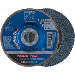 Slīpēšanas disks Pferd Power Steelox, 125 mm x 22.23 mm