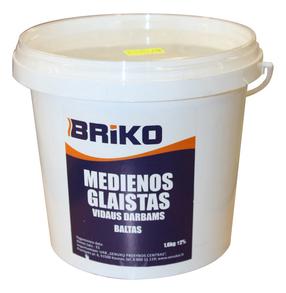 Glaistas Briko, paruoštas naudoti, balta sp., 1.6 kg