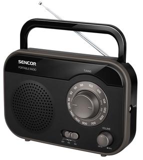 Radio uztvērējs Sencor SRD 210 B, melna krās.