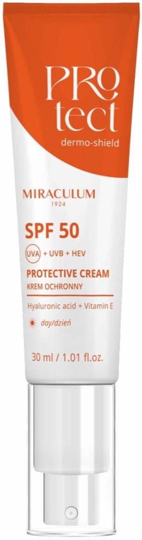 Крем для ухода за загаром для лица Miraculum Dermo-Shield Protect SPF50, 30 мл