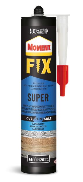 Klijai montažiniai Moment Super Fix, 0.4 kg, balta sp.