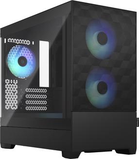 Корпус компьютера Fractal Design Pop Mini Air RGB TG Clear Tint, черный цв.