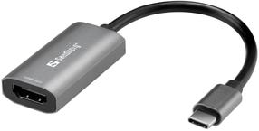 Vads Sandberg HDMI Capture Link to USB-C 136-36 HDMI, USB Type C, melna krās./pelēka krās.