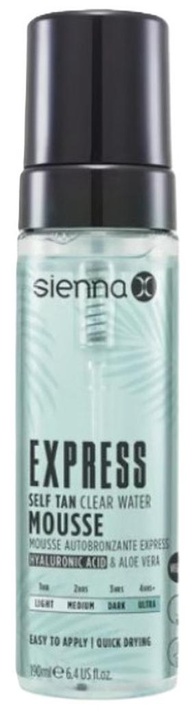 Savaiminio įdegio putos Sienna X Express Water Mousse, 190 ml