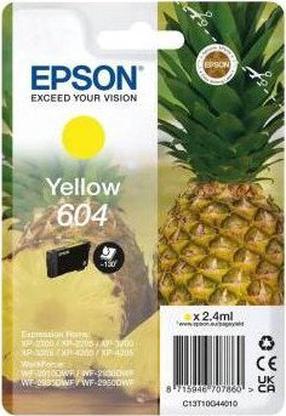 Rašalas Epson C13T10G44010 604 Pineapple, geltona sp., 2.4 ml