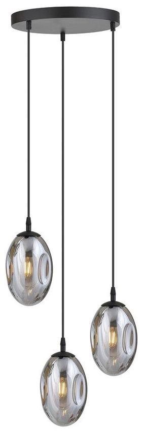 Lampa karināms Emibig Astral 3 BL Premium, E14, 3 x 10 W, melna krās./grafīta krās. / melna krās., 10 x 20 cm
