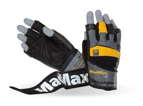 Sõrmeotsteta kindad Mad Max Signature, must v./kollane v./hall v., S
