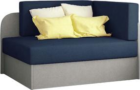 Sofa-lova Rosa Alova 79, Alova 10, tamsiai mėlyna sp., 75 x 104 cm x 60 cm