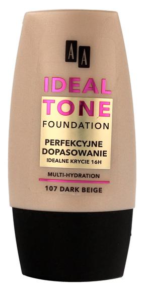 Vedel jumestuskreem Aa Make Up Ideal Tone, hele pruun v., 107 dark beige, 30 ml