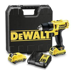 Akumulatora skrūvgriezējs - urbis ar bateriju Dewalt DCD710D2-QW, 12 V, 2 Ah