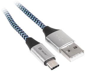 Vads Tracer USB, USB-C, 1 m, zila krās.