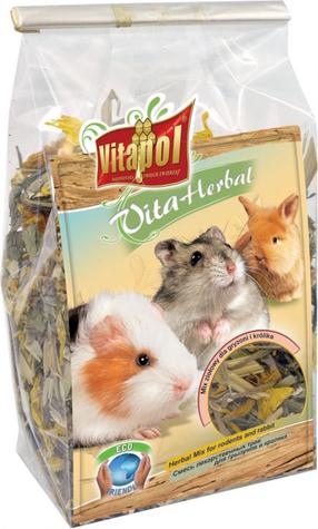 Skanėstas graužikams Vitapol Vita Herbal, triušiams/jūrų kiaulytėms/žiurkėnams, 0.04 kg