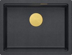Köögivalamu GraniteQ Logan 100, graniit, 59.5 cm x 45 cm x 21.5 cm, black diamond v.