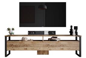 TV staliukas Kalune Design ML19 - A, pušies sp, 180 cm x 35.5 cm x 56 cm