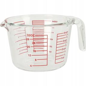 Matavimo indas Excellent Houseware Lunu, 1 l, skaidri sp.