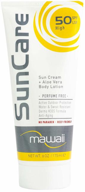 Losjons iedeguma kopšanai ķermenim Mawaii Sun Care SPF50, 175 ml