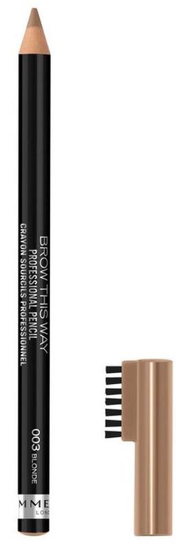 Карандаш для бровей Rimmel London Brow This Way, 1.4 г, светло-коричневый цв. 003 blonde