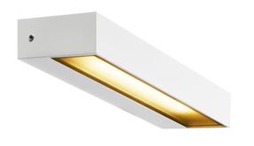 Sieninis lauko šviestuvas SLV Pema, 7.7W, LED, IP54, balta sp., 7.5 cm x 3.2 cm
