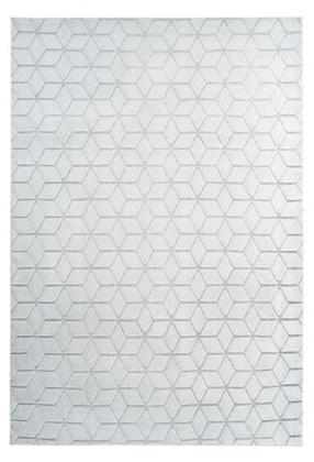 Paklājs iekštelpu Me Gusta Vivica 125, balts krās./zila krās./pelēka krās., 150 cm x 80 cm