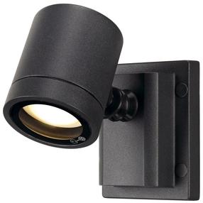 Sieninis lauko šviestuvas SLV Myra, 50W, GU10, IP55, antracito sp., 8 cm x 10.5 cm