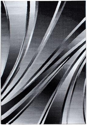 Kilimas vidaus Ayyildiz Parma Abstract 9210, juoda sp./pilka sp., 290 cm x 200 cm