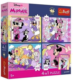 Dėlionė 4in1 Trefl Magical Moments, 28 cm x 20 cm, 352 vnt.