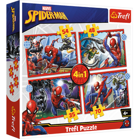 Puzle Trefl Spider-Man, 28.5 cm x 20.5 cm, 207 gab., daudzkrāsaina