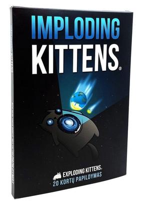 Kortų žaidimas Kadabra Imploding Kittens, LT