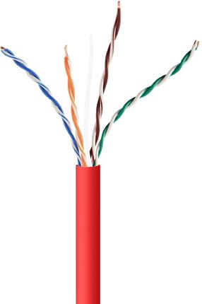 Сетевой кабель Gembird CAT5e UTP LAN UPC-5004E-SOL-R, 305 м, красный цв.