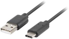 Провод Lanberg USB To USB Type-C USB, USB Type-C, 1.8 м, черный цв.