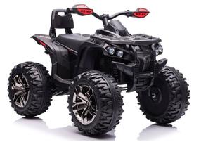 Vaikiškas elektrinis keturratis Lean Toys Quad QLS-3288, juoda sp.